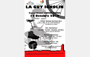 HORAIRES DE DEPART DE LA GUY IGNOLIN 2019