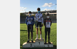 Résultats du 26/27 Septembre 2020 : 1 Titre de Champion de Bretagne Omnium : Lilian JOUANJAN et 1 Podium