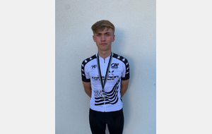 Résultats du 11/12/13 Juin 2021 : Rohann MAZEVET Champion de Bretagne Cadet de Poursuite Individuelle