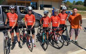 Le Team Côte de Granit Rose sur le Tour de l'AIN Cadets 2022