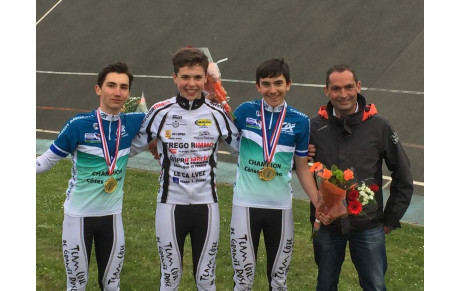 CHAMPIONNAT DES COTES D ARMOR PISTE-4 TITRES POUR LES CADETS