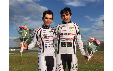 Alexandre ROPARTZ et Nolann MATHIEU sélectionnés pour les Championnats de Bretagne sur piste