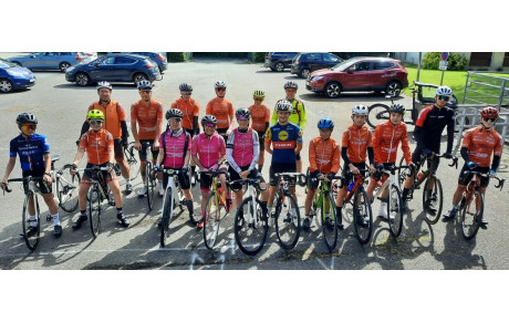 Premières sorties route et VTT pour nos nouveaux jeunes coureurs