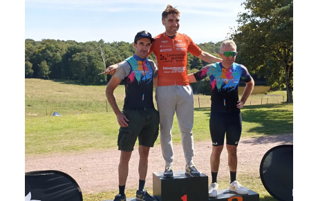 Résultats des 14/15 Septembre 2024 : Frédéric Le Marrec Champion de Bretagne Gravel Master 2, Hervé Prud'homme Champion de Bretagne Gravel Master 6 à Néant Sur Yvel et Elodie Hémon 1ère Master Coupe de Bretagne Vtt à Comblessac