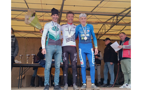 Résultats des 23/24 Novembre 2024 :  1 Titre de Champion de Bretagne CX et 2 Victoires  : Hervé Prud'homme Master 6 Cyclo Cross et Champion de Bretagne et Romain Provost U23 et Cyprien Amignon 3eme U23 à Trémel à Tremel