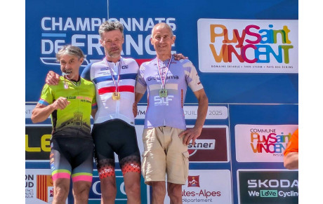 Résultats des 1/2/4/5/6 Juillet 2025 : Hervé Prud'homme Champion de France Master VTT à Puy St Vincent 