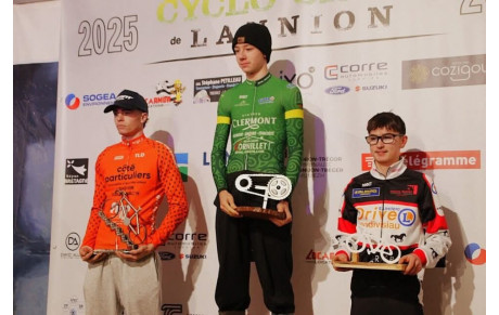 Résultats du 20 décembre 2025 : Kenan Le Fournis 2ème U19 CX à Lannion