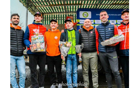 Killian Tharrut triomphe à Tressignaux, porté par l’esprit familial du Team Côte de Granit Rose